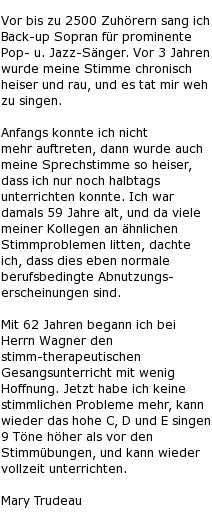  Landsbergs Gesangsunterricht